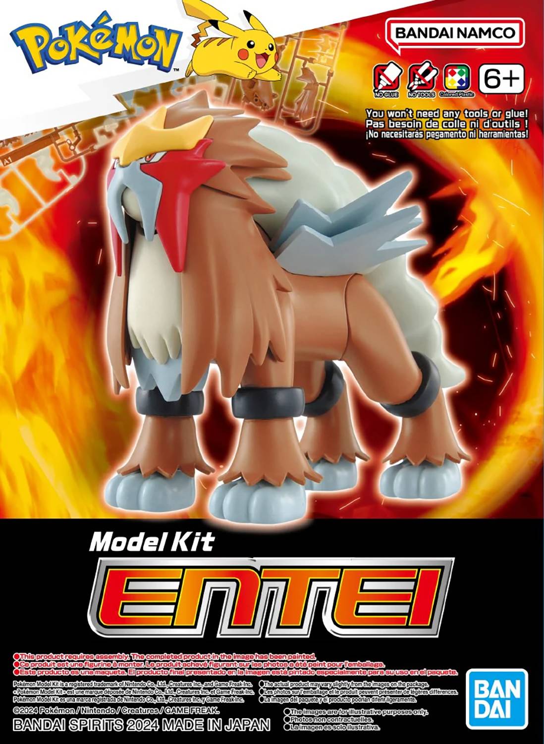 Pokémon - Entei - Bandai - Model Kit