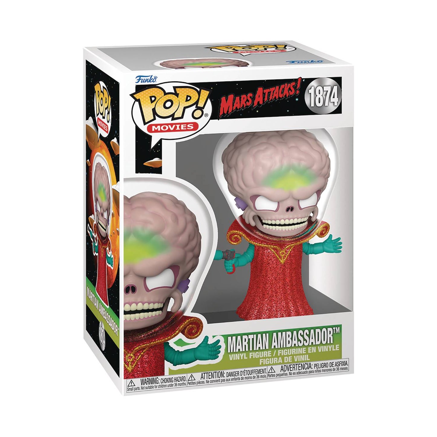 Funko Pop! Movies - Mars Attacks - Martian Ambassador - 18784