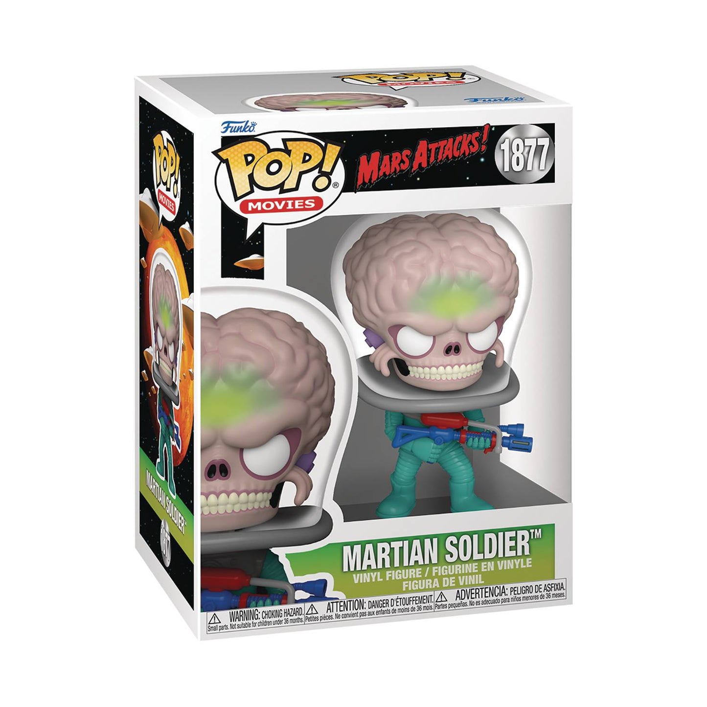 Funko Pop! Movies - Mars Attacks - Martian Soldier - 1877