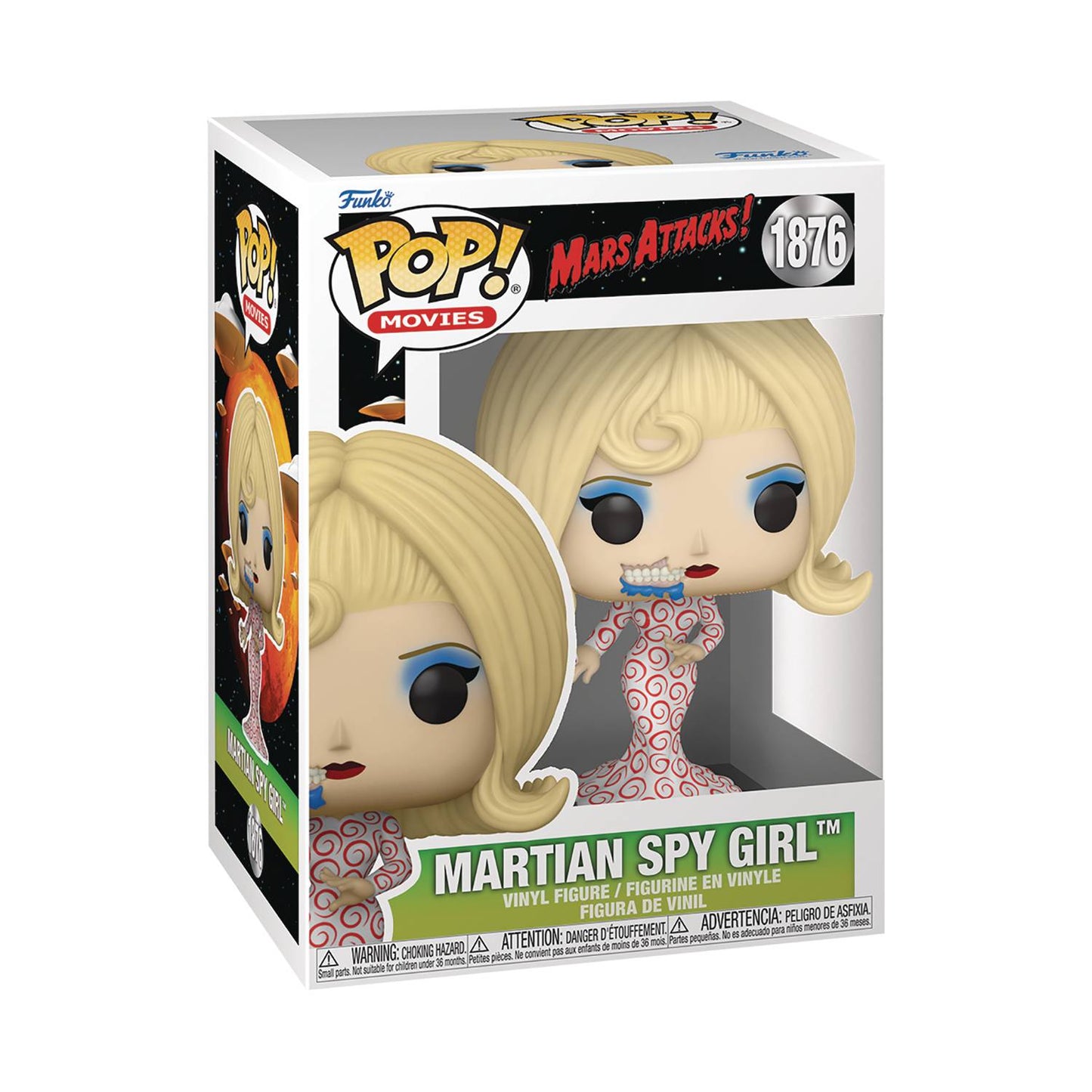 Funko Pop! Movies - Mars Attacks! - Martian Spy Girl - 1876