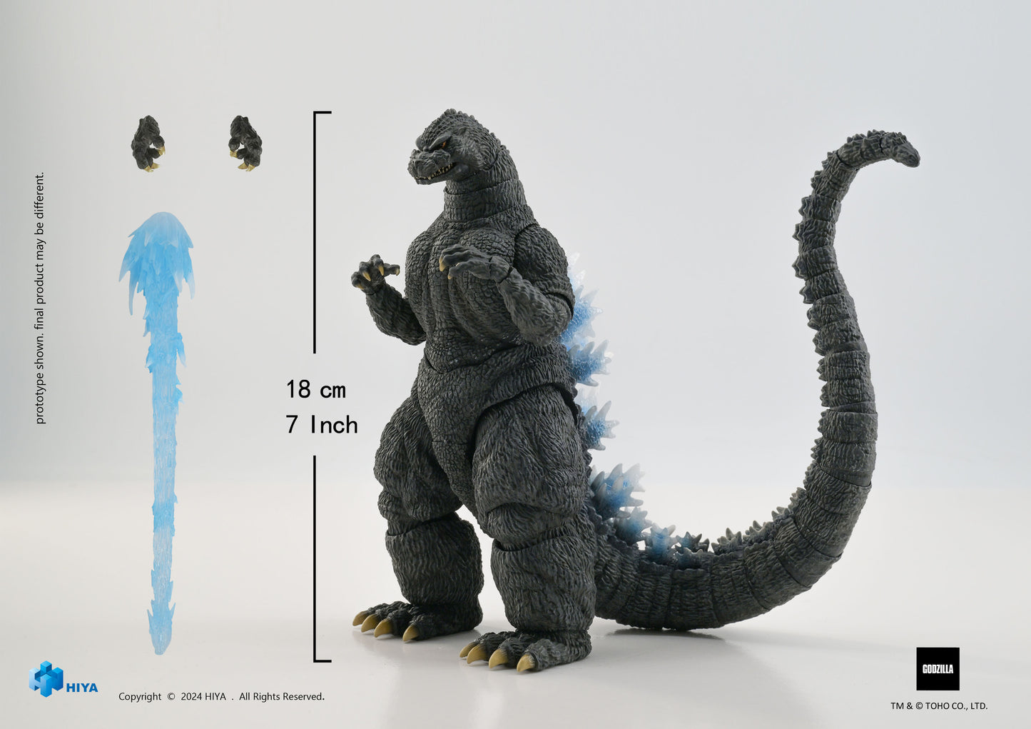 GODZILLA VS GHIDORAH EXQ BASIC HEAT GODZILLA HOKKAIDO PX EXCLUSIVE ACTION FIGURE (PREORDER)