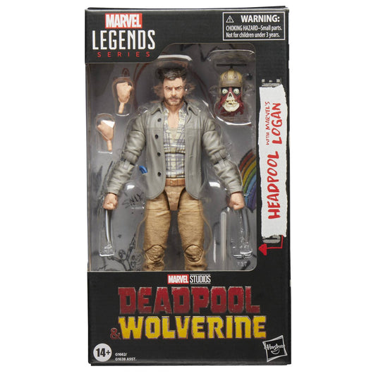 Marvel Legends - Deadpool & Wolverine - Logan w/ Headpool