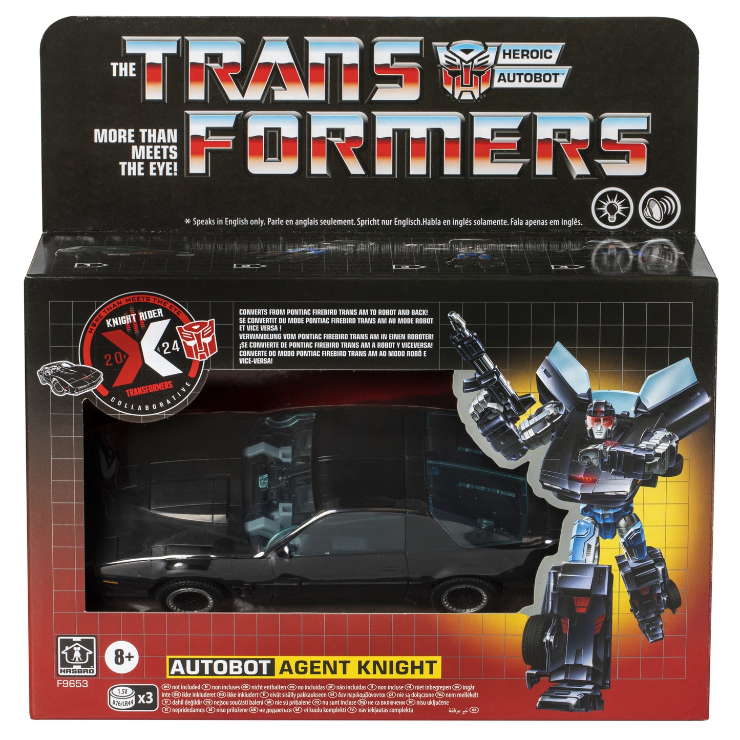 Transformers - Autobot Agent Knight - Knight Rider 2024 Collaborative