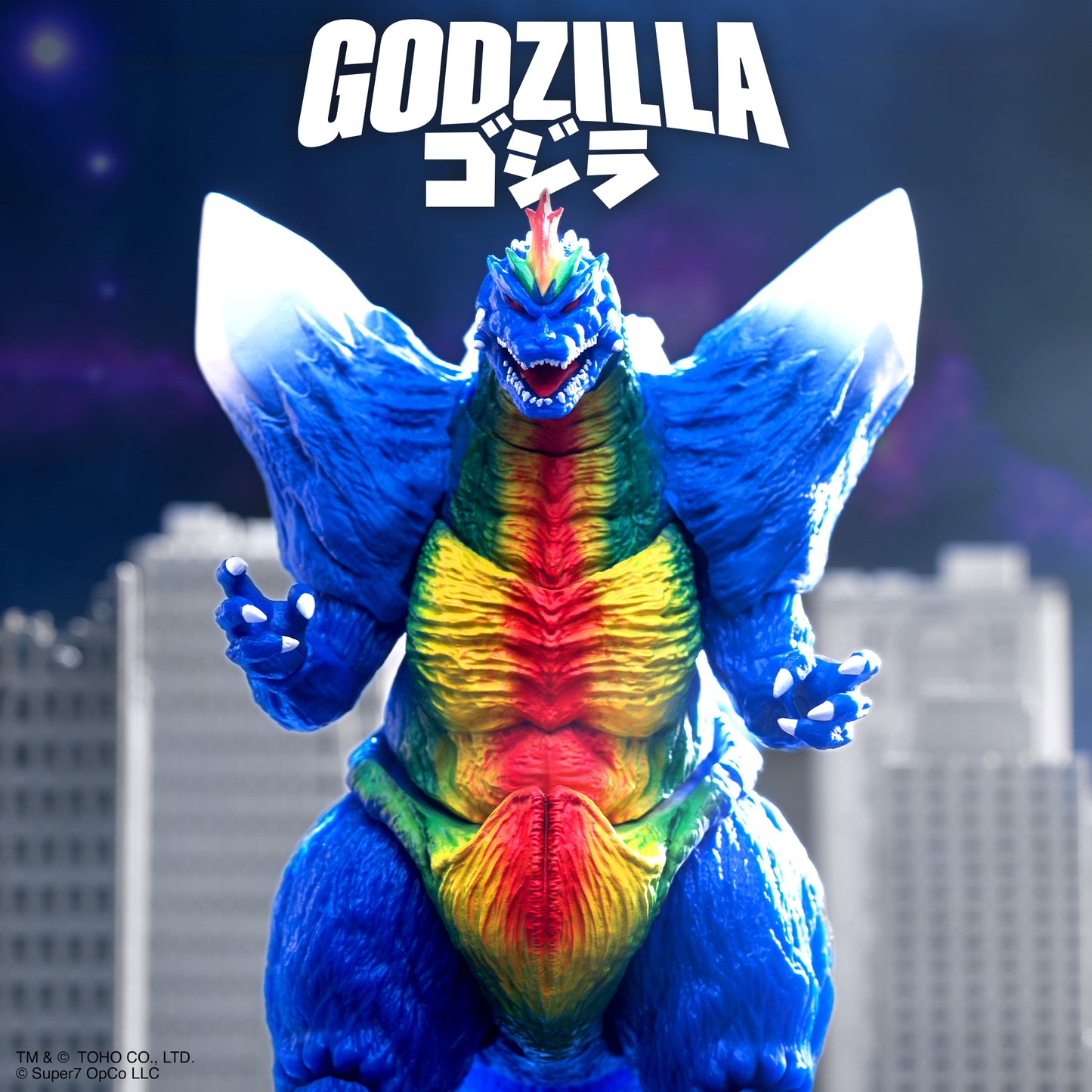 SUPER7 - GODZILLA TOHO ULTIMATES SPACEGODZILLA MOVIE POSTER ACTION FIGURE