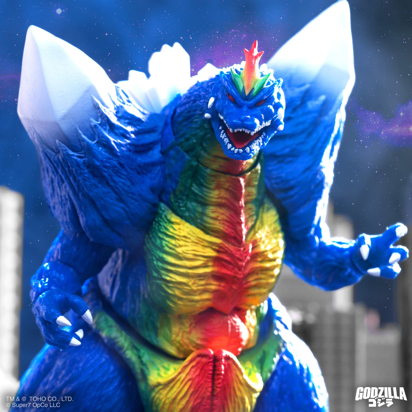 SUPER7 - GODZILLA TOHO ULTIMATES SPACEGODZILLA MOVIE POSTER ACTION FIGURE