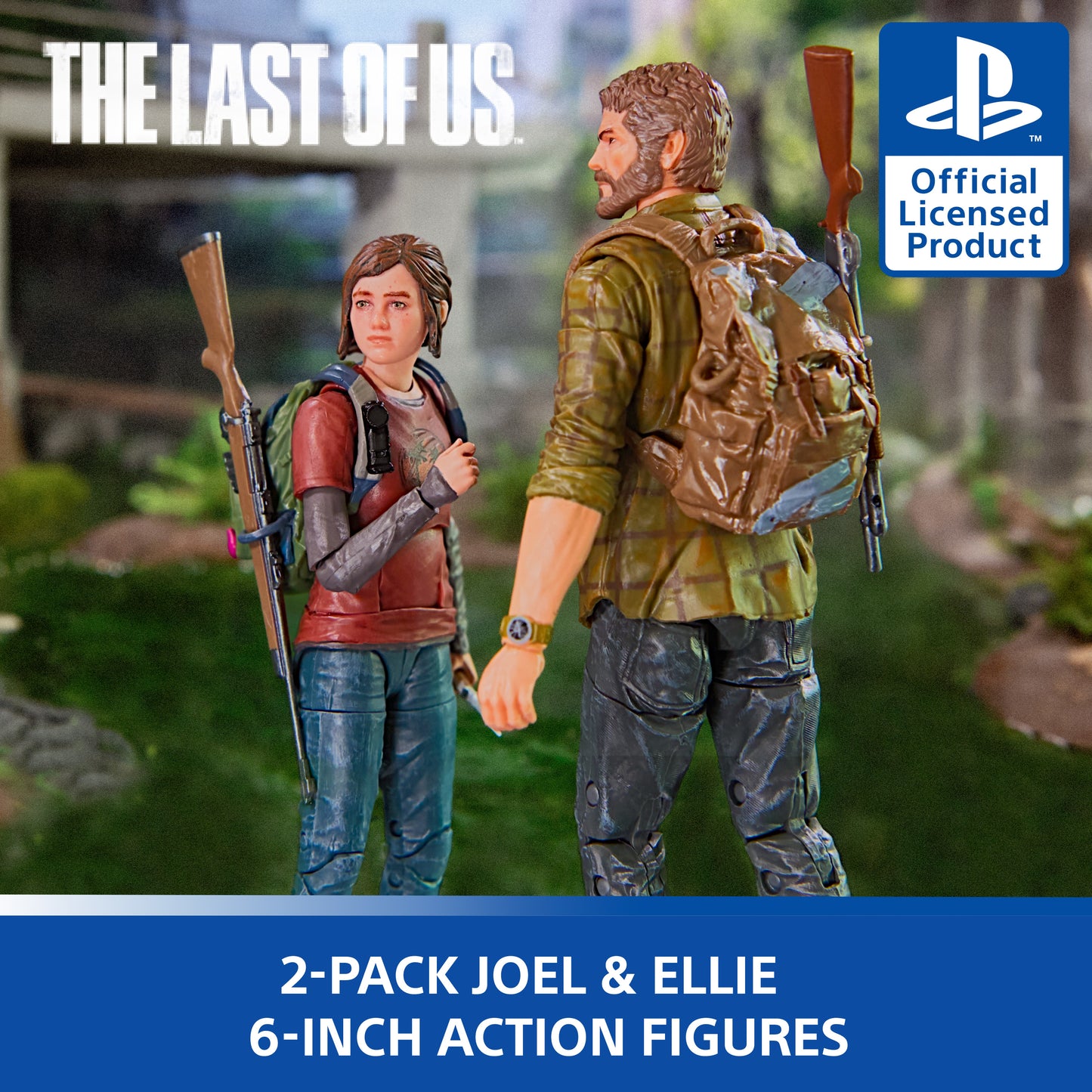 PlayStation Last of Us - Joel & Ellie - Two Pack 6in Figures