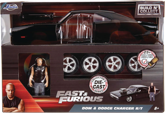 FAST FURIOUS DOMS DODGE CHARGER 1/24 DIE-CAST MODEL KIT