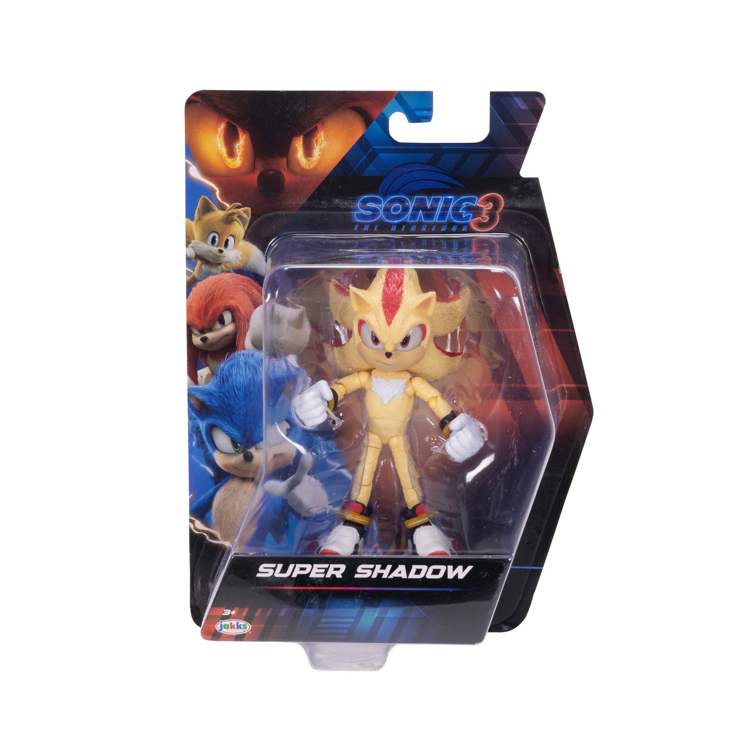 SONIC THE HEDGHOG 3 MOVIE - SUPER SHADOW - 5IN ACTION FIGURE WAVE 3