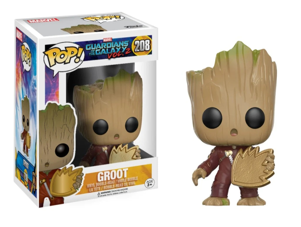 Funko Pop! Marvel - Guardians Of The Galaxy Vol. 2 - Groot #208 Hot Topic Exclusive