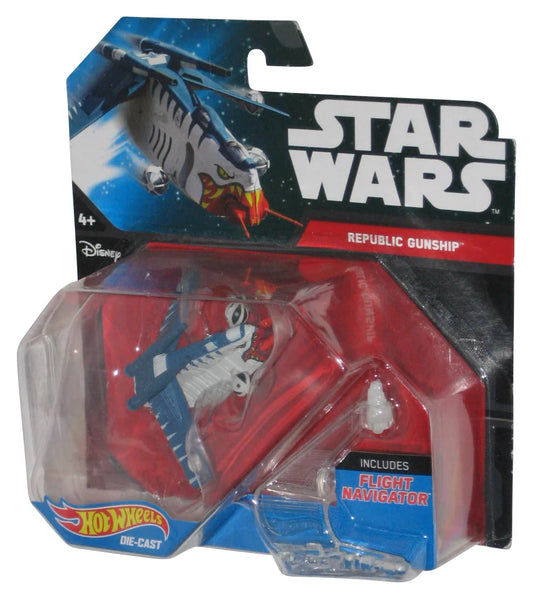 Hot Wheels Star Wars Die-Cast - Republic Gunship - 2015 (Tiger Shark)