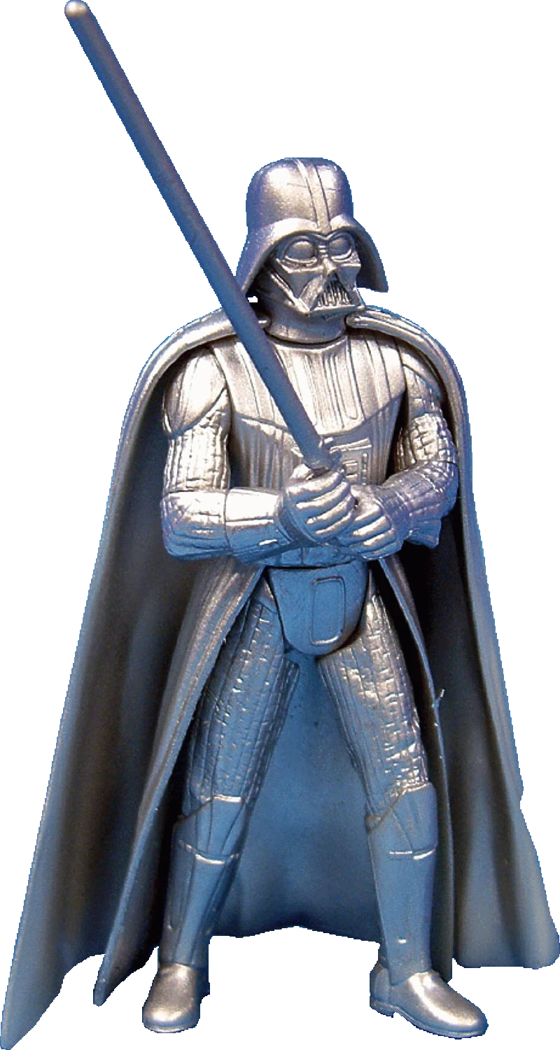 Star Wars - Silver Darth Vader Action Figure (Toys 'Я' Us Excusive) 2004