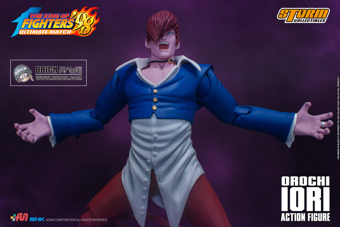 Storm Collectibles - The King of Fighters '98 - Orochi Iori 1/12 Scale Action Figure - BBICN Exclusive (OPEN BOX)