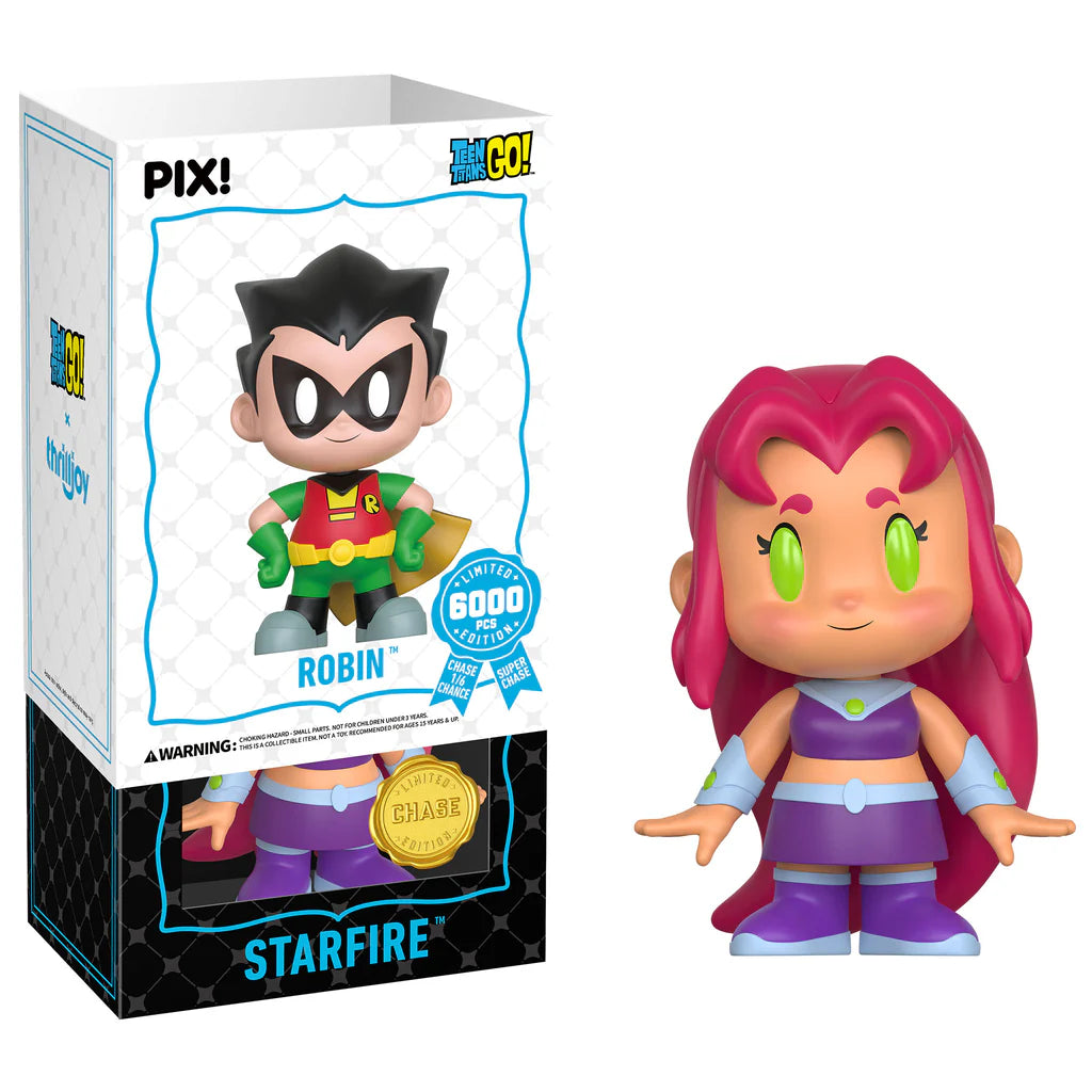 Thrilljoy PIX! Teen Titans GO! Robin Starfire (CHASE)