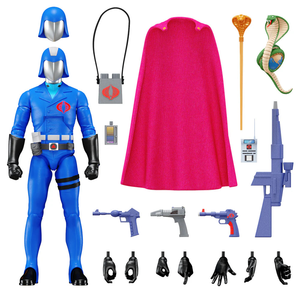 SUPER7 - G.I. Joe Ultimates - Cobra Commander (Enemy Leader) - Action Figure