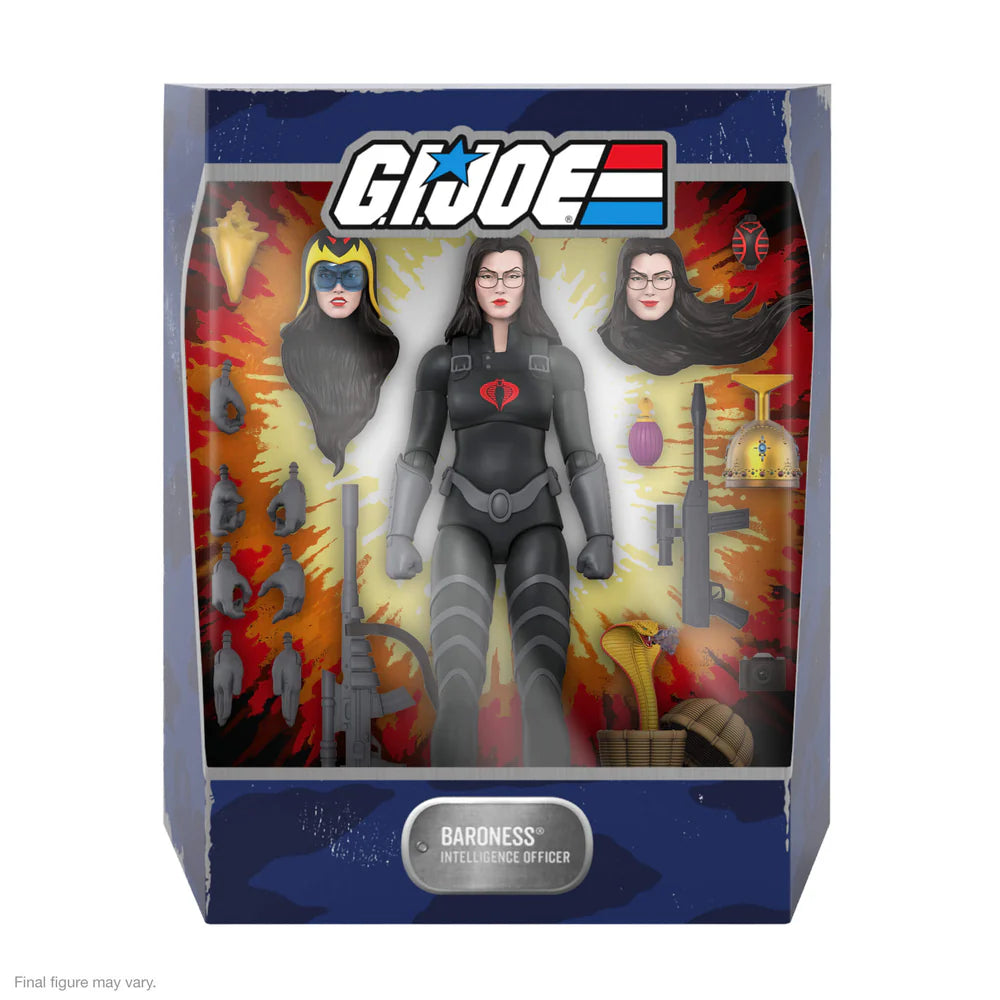 SUPER7 - G.I. Joe Ultimates - Baroness (Intelligence Officer) - Action Figure - Without Shipper