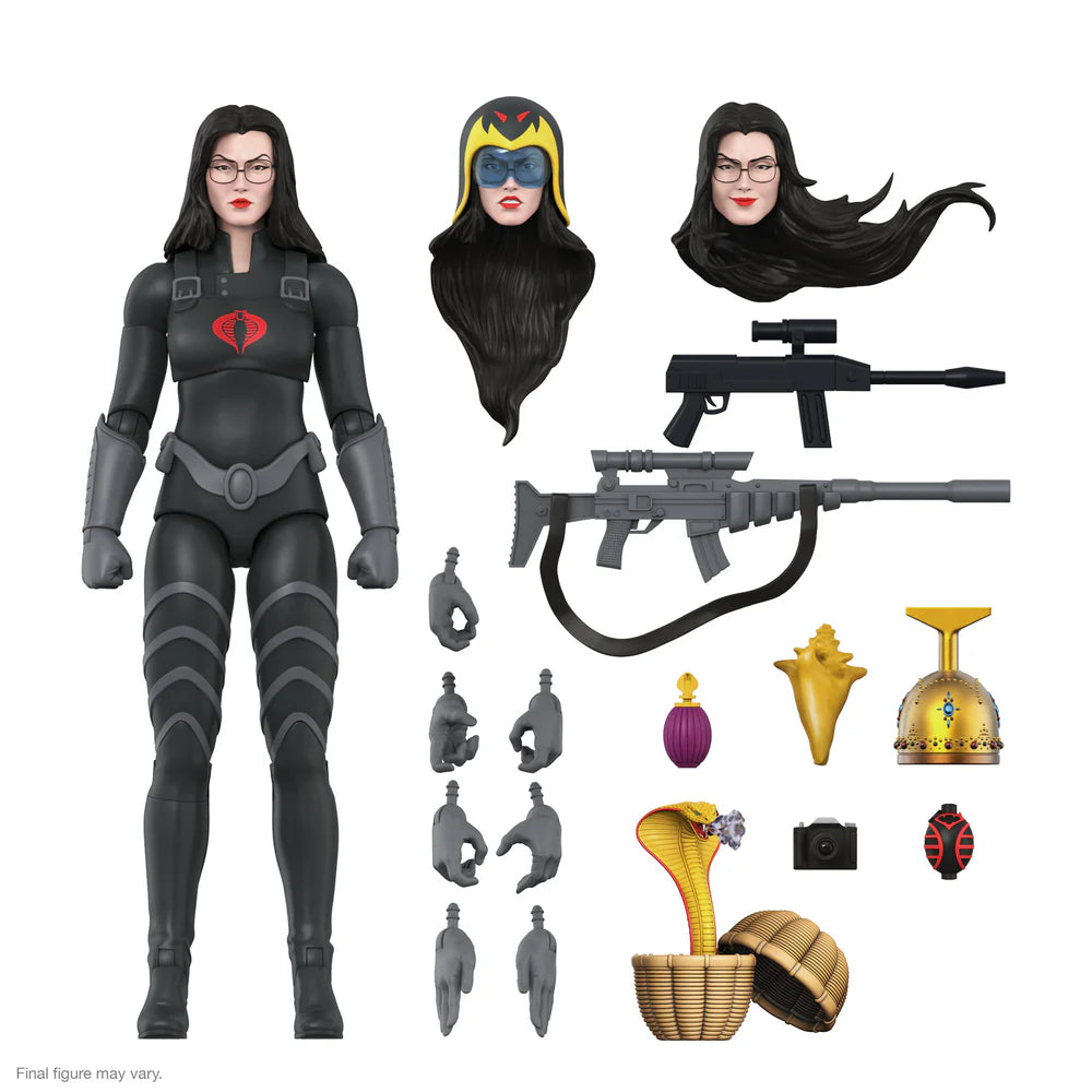 SUPER7 - G.I. Joe Ultimates - Baroness (Intelligence Officer) - Action Figure - Without Shipper