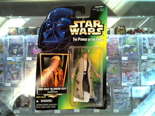 Kenner Hasbro - Star Wars - 3.75in - Power of the Force - Han Solo in Endor Gear