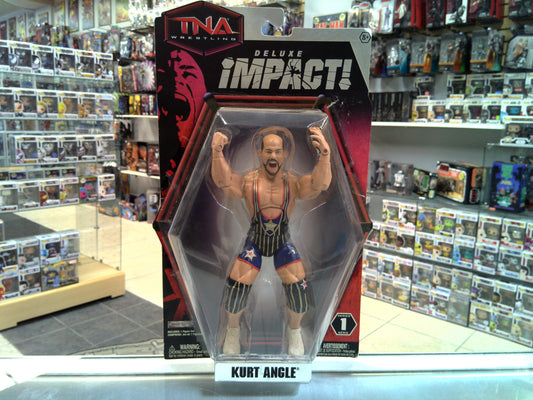TNA Wrestling Deluxe Impact - Kurt Angle - Action Figure - Series 1