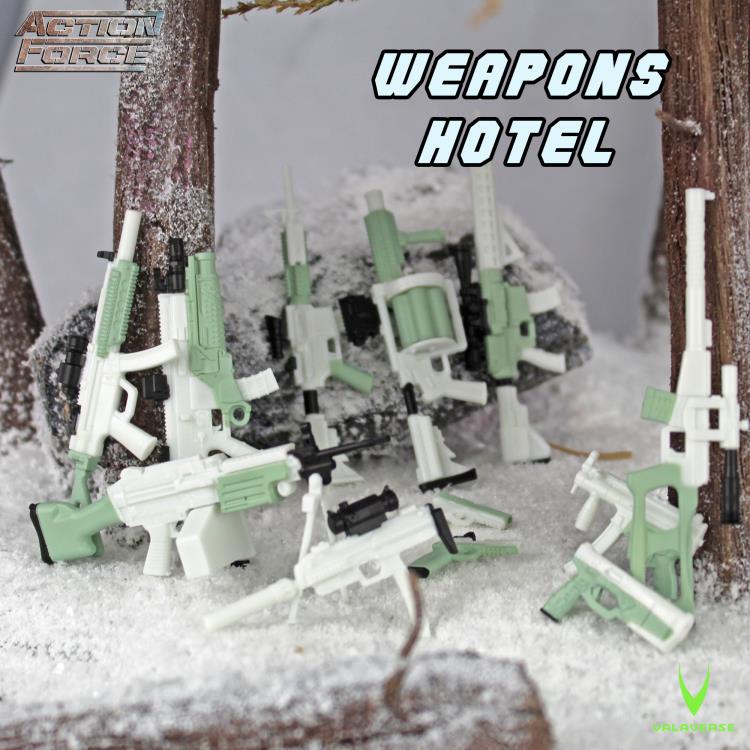 Valaverse - Action Force - Weapons Pack (Hotel) 1/12 Scale Accessory Set