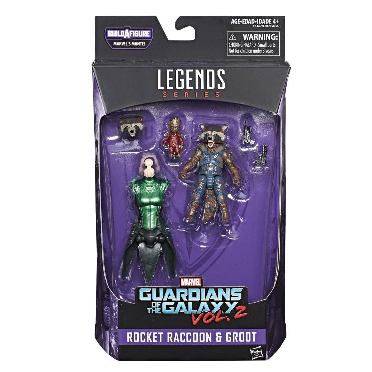 Marvel Legends Guardians of the Galaxy Vol. 2 - Rocket Raccoon and Groot - Marvel's Mantis Wave