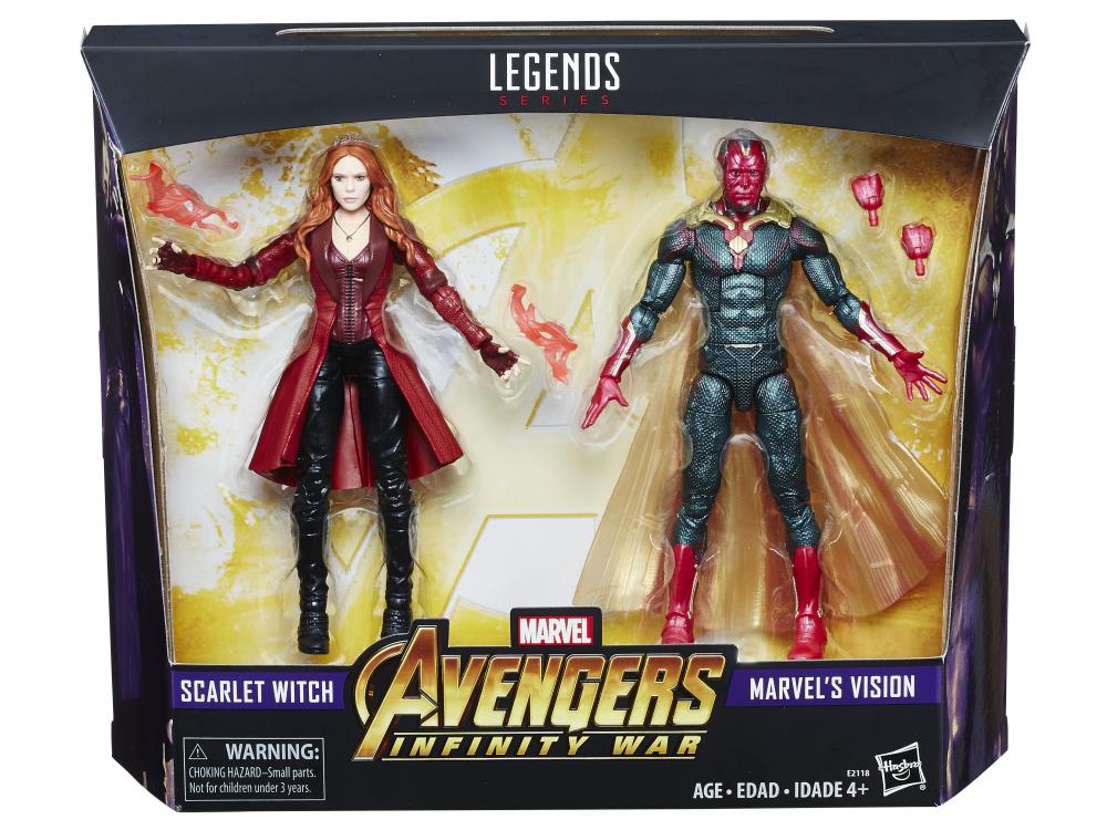 Marvel Legends - Avengers: Infinity War - Scarlet Witch & Vision Two-Pack - Toys“R”Us Exclusive