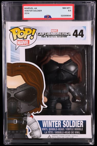 Funko Pop! Marvel Captain America The Winter Solider - Winter Soldier - 44 - PSA 8.5 NM-MT+