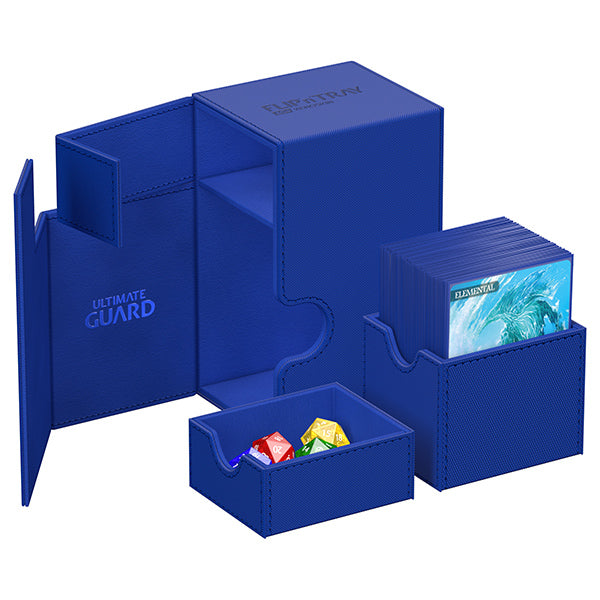 Deck Case: Flip´n´Tray 80+ Standard Size Monocolor - Blue