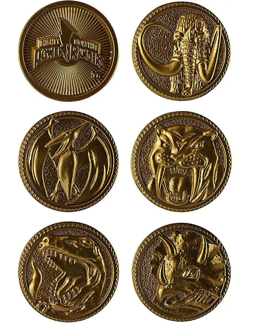 Power Rangers Legacy Die-cast - Power Coin Set 2017