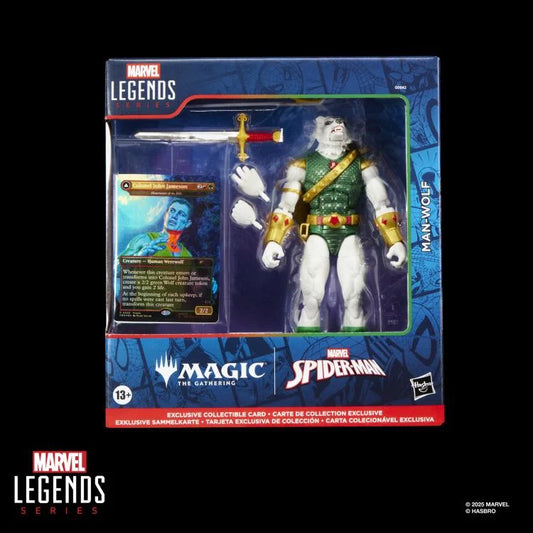 Marvel Legends - Magic x Spider-Man - Man-Wolf (with Exclusive Magic: The Gathering Card)