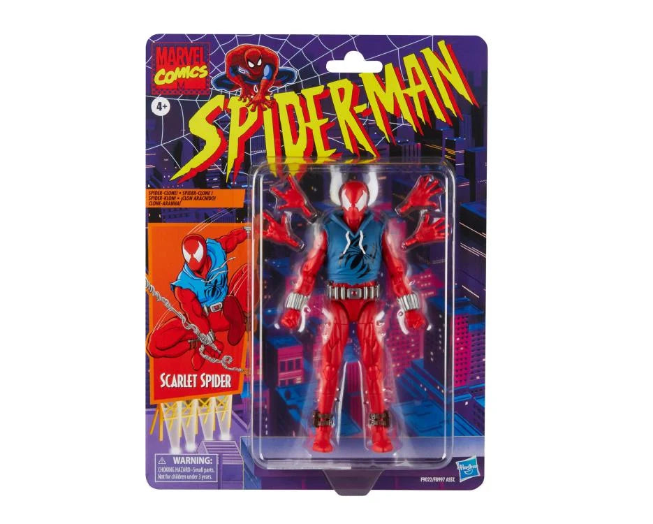 Marvel Legends Spider-Man Retro Collection - Scarlet Spider - 6in Action Figure