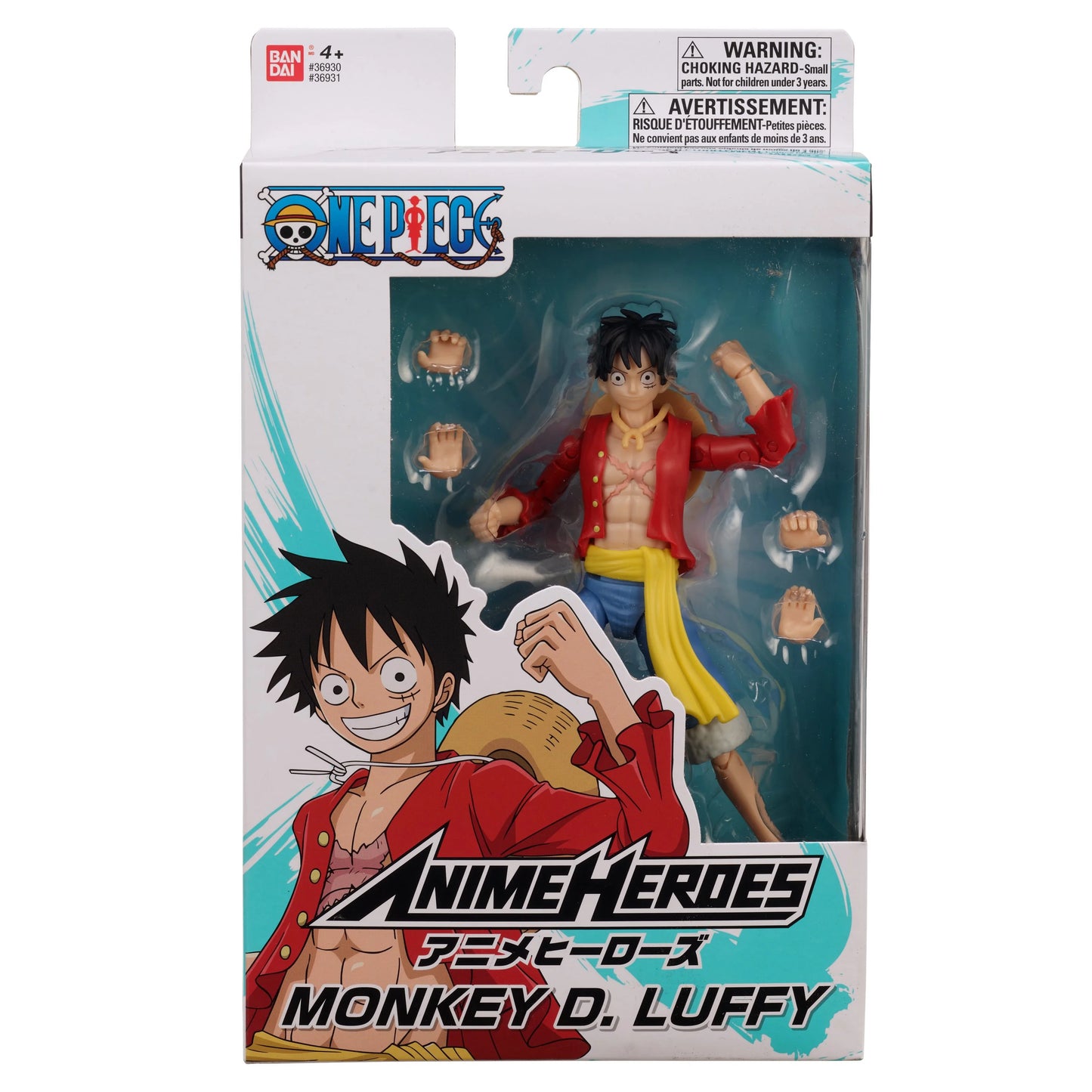 Anime Heroes: One Piece - Monkey D. Luffy 6in Action Figure
