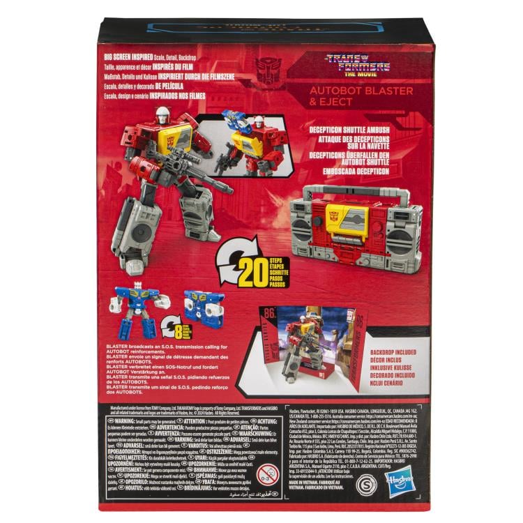 The Transformers: The Movie Studio Series 86 - Voyager Class - Autobot Blaster & Eject