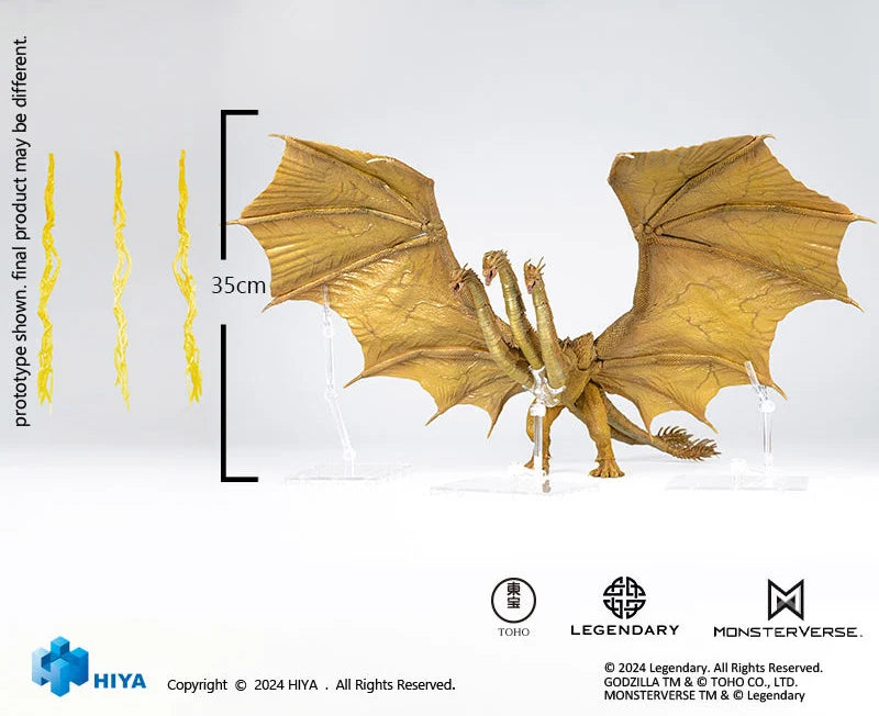 Godzilla: King of the Monsters King Ghidorah (Gravity Beam Ver.) PX Previews Exclusive Action Figure (PREORDER)