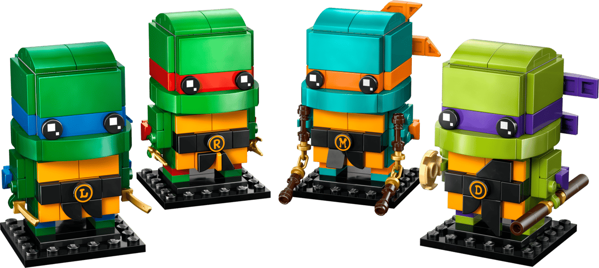LEGO BRICK HEADZ - Teenage Mutant Ninja Turtles Figures - 40878