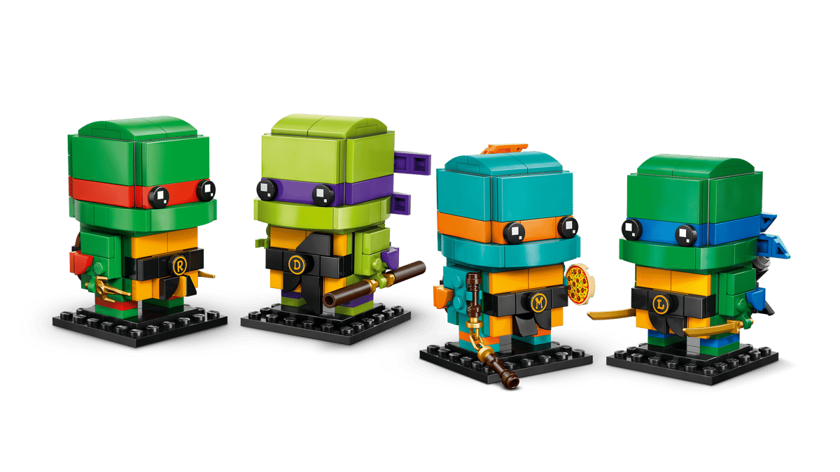 LEGO BRICK HEADZ - Teenage Mutant Ninja Turtles Figures - 40878