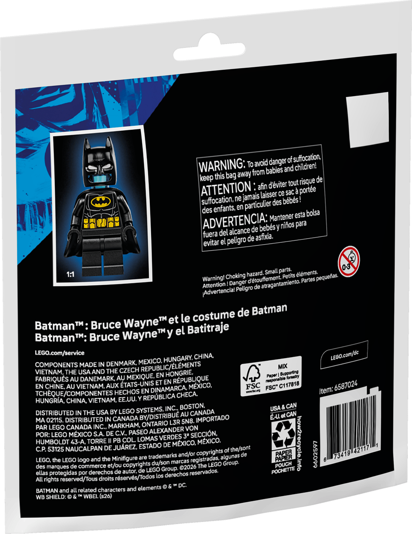 LEGO Batman - Batman™: Bruce Wayne™ and the Batsuit™ - 30726