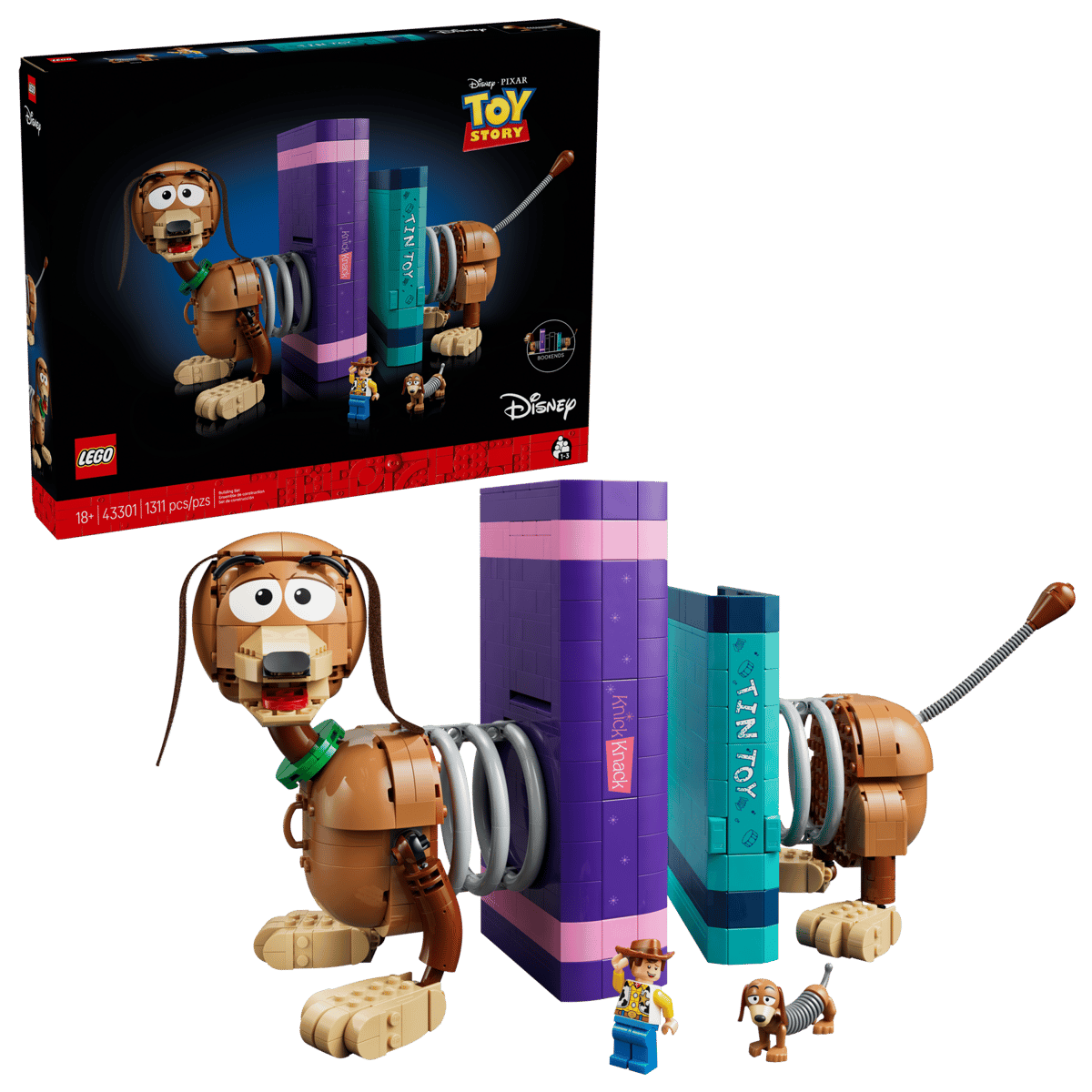 LEGO Disney - Toy Story Slinky Dog Bookends - 43301