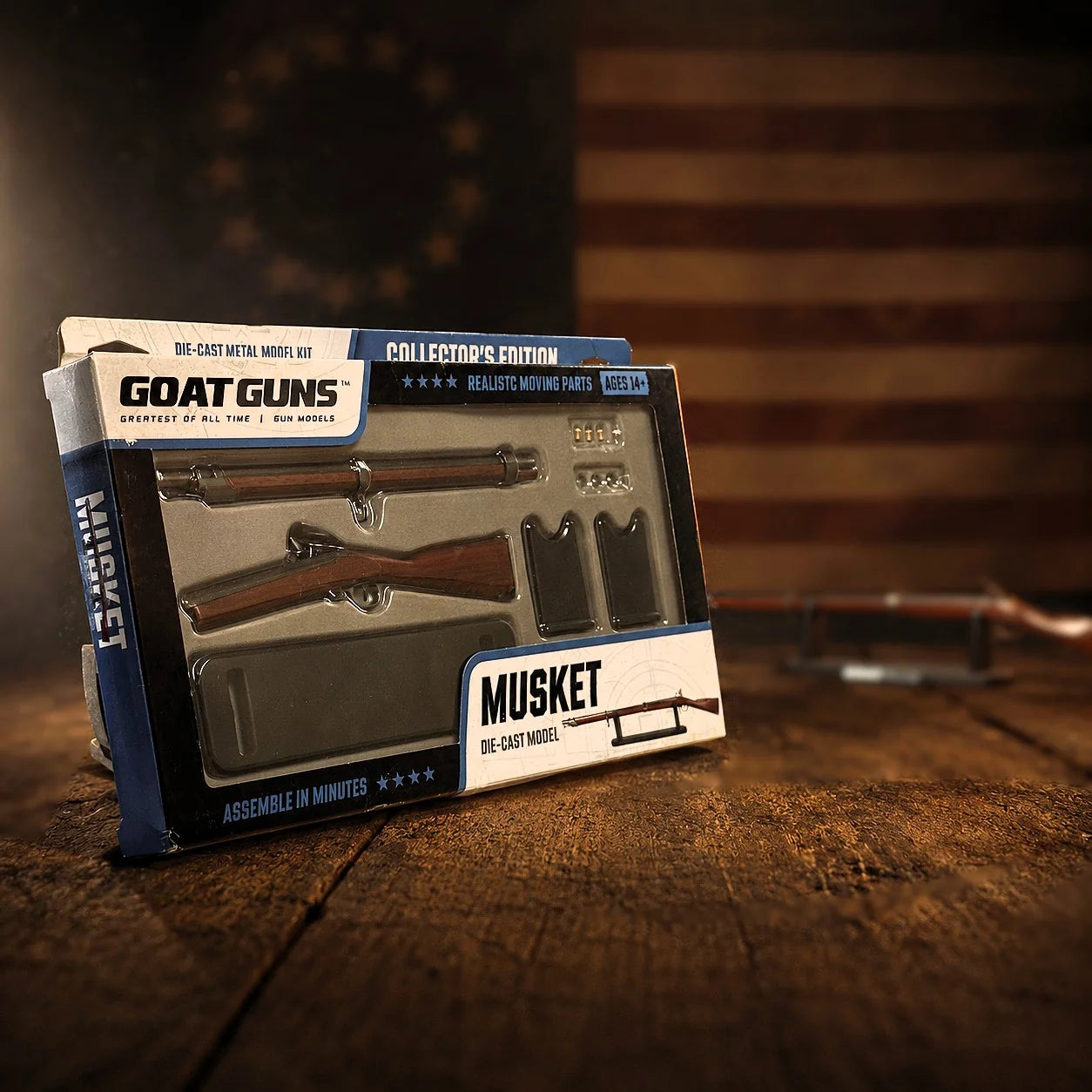 Miniature Musket Die Cast Model Kit - (Musket Model)