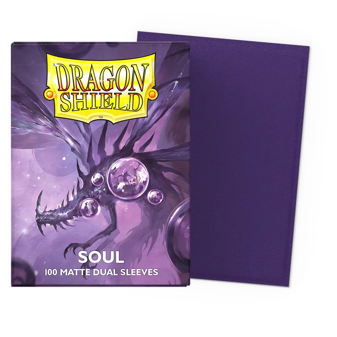 Dragon Shield - Dual Matte Standard Sleeves - Soul (100-Pack) - Dragon Shield Card Sleeves