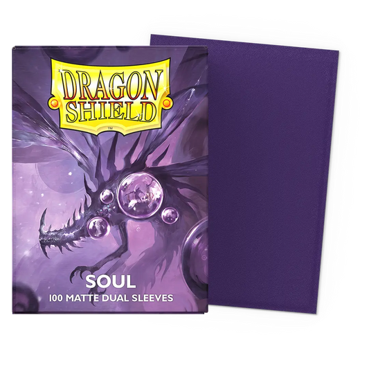 Dragon Shield - Dual Matte Standard Sleeves - Soul (100-Pack) - Dragon Shield Card Sleeves
