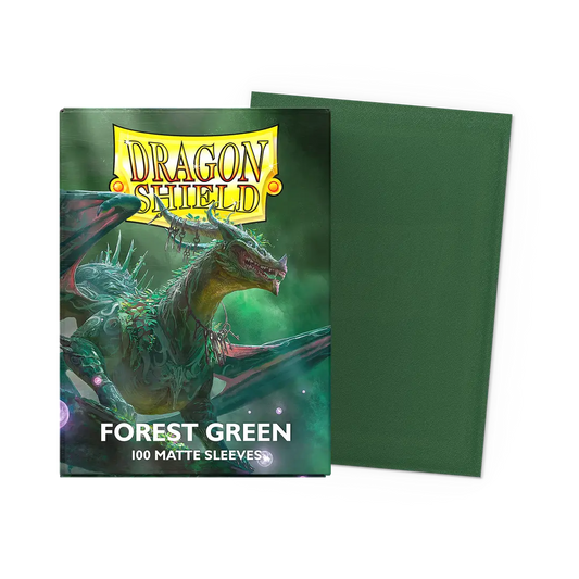 Dragon Shield - Matte Standard Sleeves - Forest Green (100-Pack) - Dragon Shield Card Sleeves