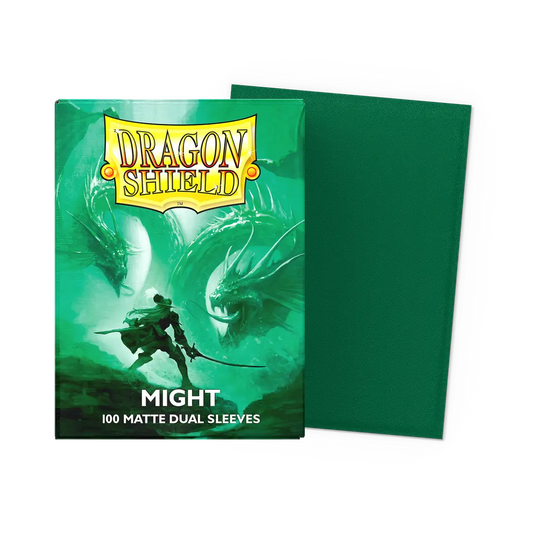 Dragon Shield - Dual Matte Standard Sleeves - Might (100-Pack) - Dragon Shield Card Sleeves