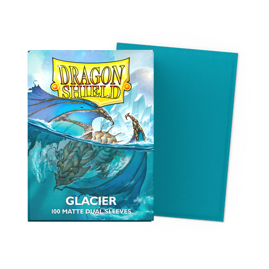 Dragon Shield -  Dual Matte Standard Sleeves - Glacier (100-Pack) - Dragon Shield Card Sleeves