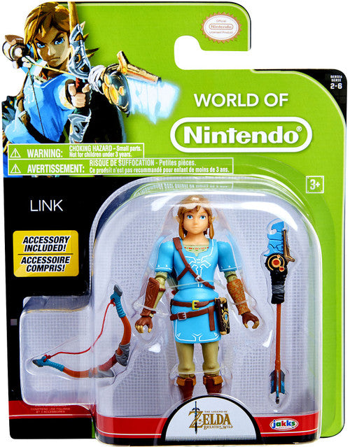 World of Nintendo - The Legend of Zelda Breath of the Wild - Link -  4" figure - Series 2-6