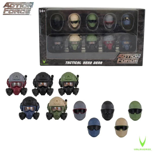 Valaverse: Action Force - Tactical Head Gear 1/12 Scale Accessory Set