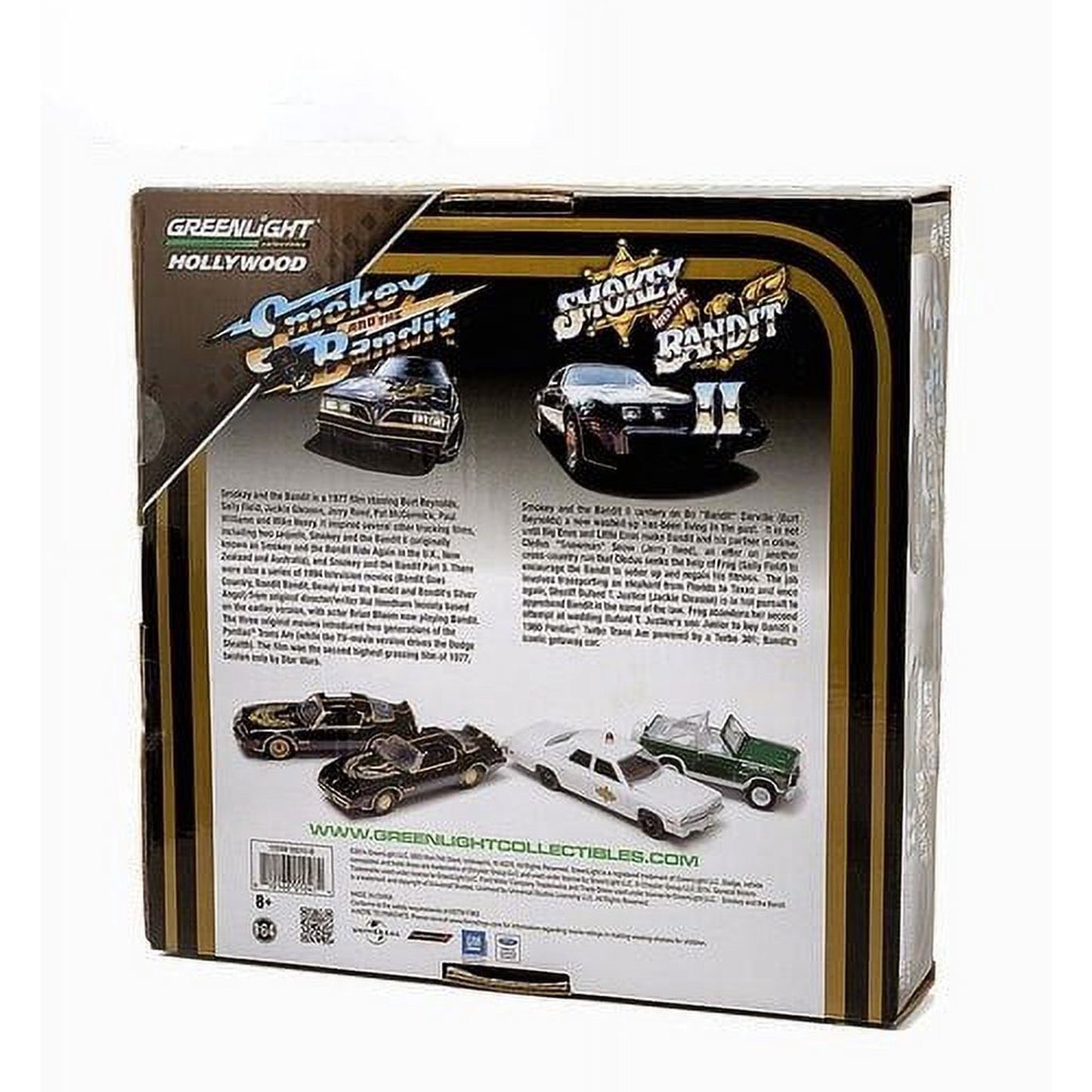 Hollywood Film Reels Series 1 - Smokey and the Bandit - 4 Cars Pack (1:64 scale) 2014