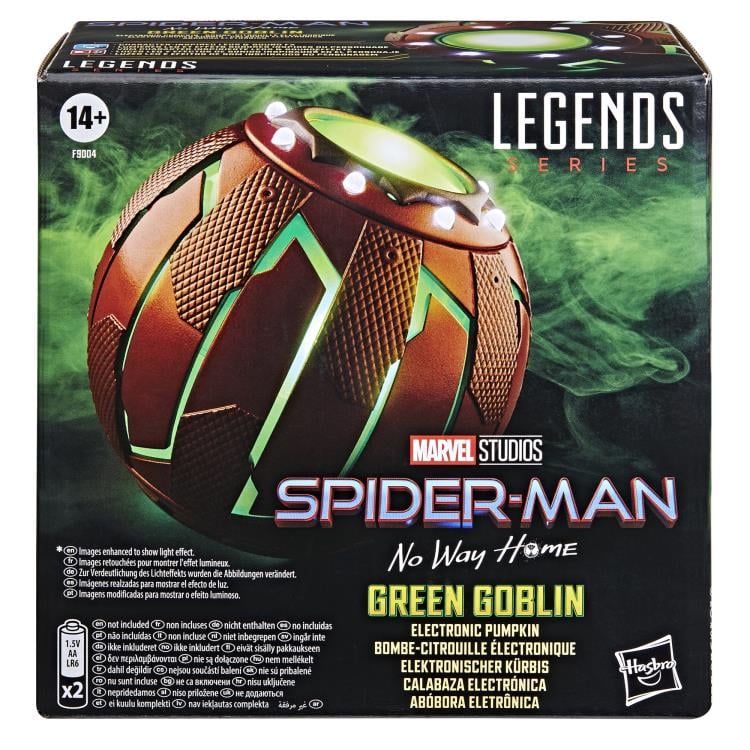 Spider-Man: No Way Home Marvel Legends Green Goblin Electronic Pumpkin