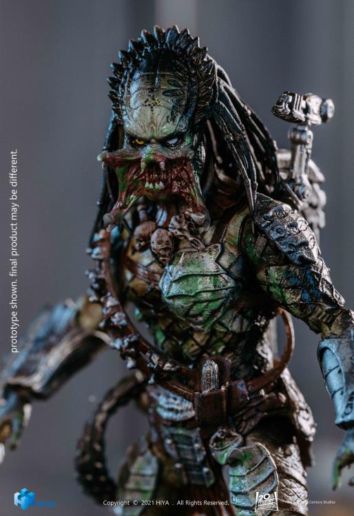 Alien vs. Predator: Requiem Wolf Predator (Battle Damage) 1:18 Scale PX Previews Exclusive Figure