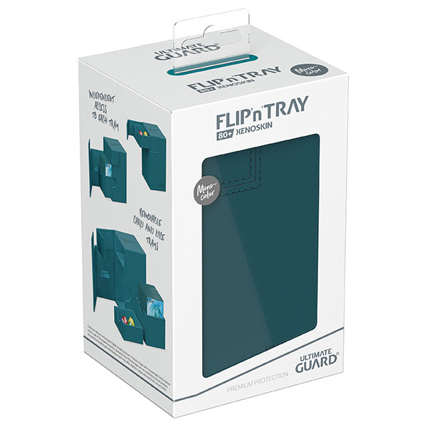 Deck Case: Flip´n´Tray 80+ Standard Size Monocolor - Petrol