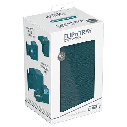 Deck Case: Flip´n´Tray 80+ Standard Size Monocolor - Petrol